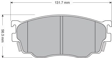 PREMIUM BRAKE PAD SET (4)