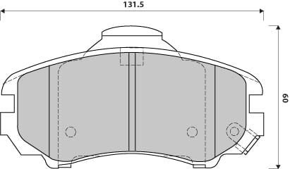 PREMIUM BRAKE PAD SET (4)