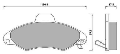 PREMIUM BRAKE PAD SET (4)