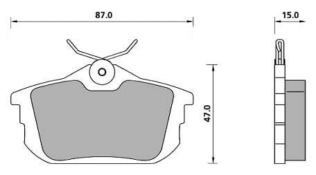 PREMIUM BRAKE PAD SET (4)