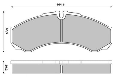PREMIUM BRAKE PAD SET (4)