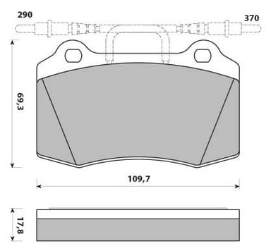 FERODO BRAKE PAD SET (4)