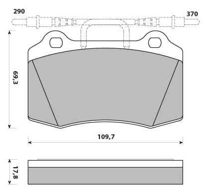 FERODO BRAKE PAD SET (4)