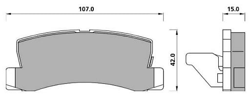 PREMIUM BRAKE PAD SET (4)
