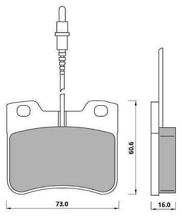 PREMIUM BRAKE PAD SET (4)