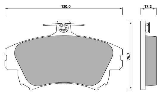 PREMIUM BRAKE PAD SET (4)