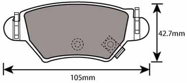 PREMIUM BRAKE PAD SET (4)