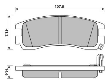PREMIUM BRAKE PAD SET (4)