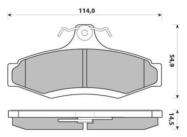 PREMIUM BRAKE PAD SET (4)