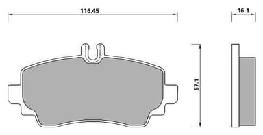 PREMIUM BRAKE PAD SET (4)