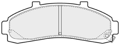 FERODO BRAKE PAD SET (4)