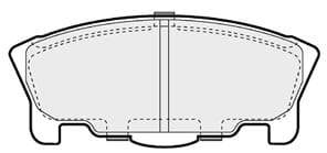 PREMIUM BRAKE PAD SET (4)