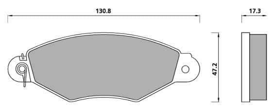 PREMIUM BRAKE PAD SET (4)