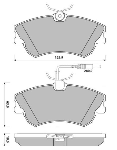 PREMIUM BRAKE PAD SET (4)