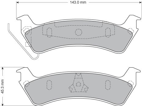 PREMIUM BRAKE PAD SET (4)