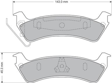 PREMIUM BRAKE PAD SET (4)