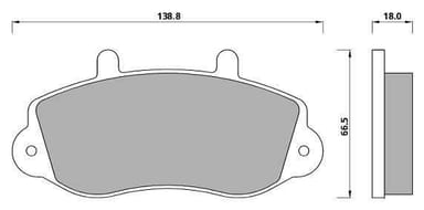 PREMIUM BRAKE PAD SET (4)