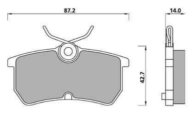 PREMIUM BRAKE PAD SET (4)