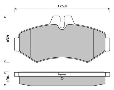 PREMIUM BRAKE PAD SET (4)