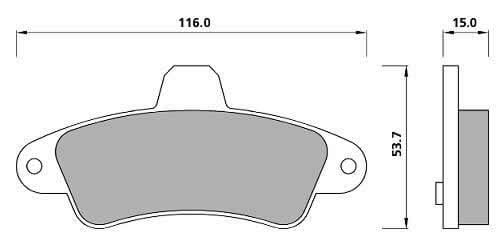 PREMIUM BRAKE PAD SET (4)