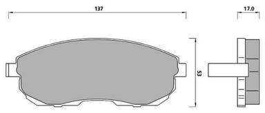 PREMIUM BRAKE PAD SET (4)