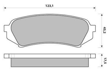 FERODO BRAKE PAD SET (4)