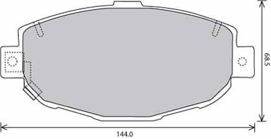 PREMIUM BRAKE PAD SET (4)