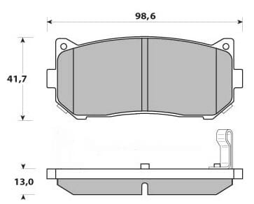 PREMIUM BRAKE PAD SET (4)