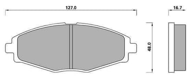 PREMIUM BRAKE PAD SET (4)