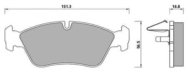 PREMIUM BRAKE PAD SET (4)