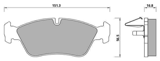 PREMIUM BRAKE PAD SET (4)