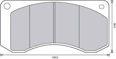 PREMIUM BRAKE PAD SET (4)