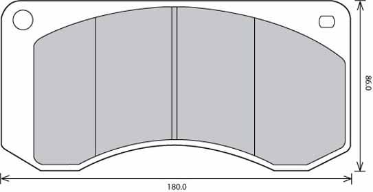 PREMIUM BRAKE PAD SET (4)