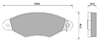 PREMIUM BRAKE PAD SET (4)