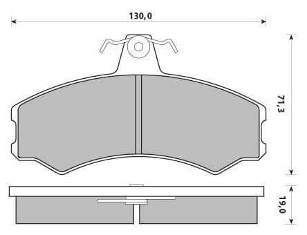 PREMIUM BRAKE PAD SET (4)