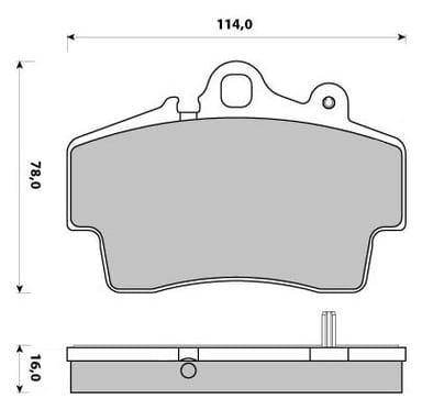 FERODO BRAKE PAD SET (4)