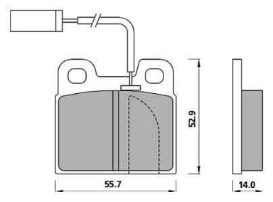 PREMIUM BRAKE PAD SET (4)