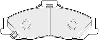 PREMIUM BRAKE PAD SET (4)