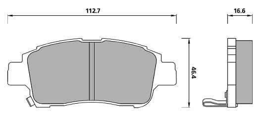 PREMIUM BRAKE PAD SET (4)