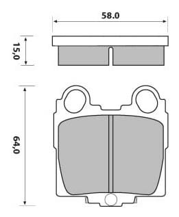PREMIUM BRAKE PAD SET (4)
