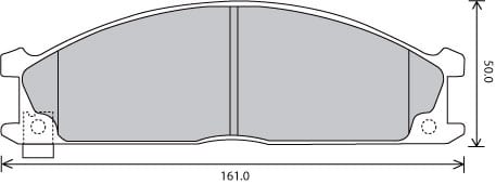 PREMIUM BRAKE PAD SET (4)