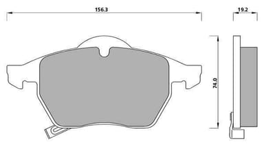 PREMIUM BRAKE PAD SET (4)