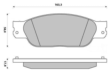 FERODO BRAKE PAD SET (4)