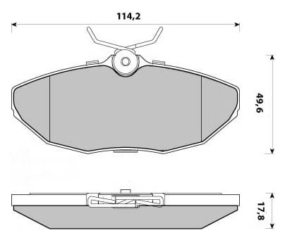 PREMIUM BRAKE PAD SET (4)
