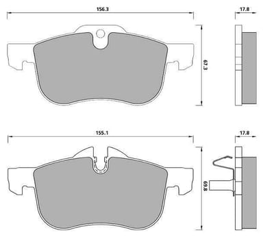 FERODO BRAKE PAD SET (4)