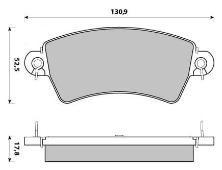 PREMIUM BRAKE PAD SET (4)