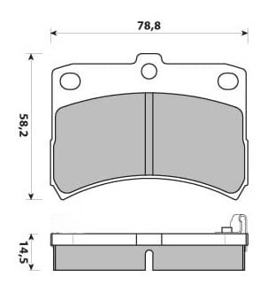 PREMIUM BRAKE PAD SET (4)