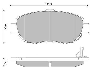 PREMIUM BRAKE PAD SET (4)