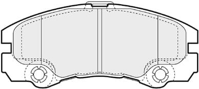 PREMIUM BRAKE PAD SET (4)