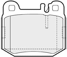 FERODO BRAKE PAD SET (4)